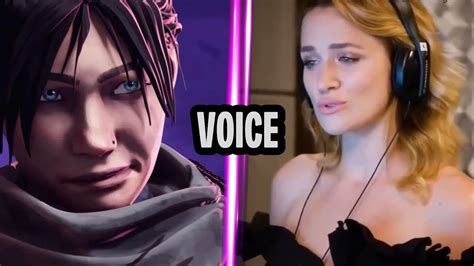 voice actress - Wraith Apex legends and All - YouTube