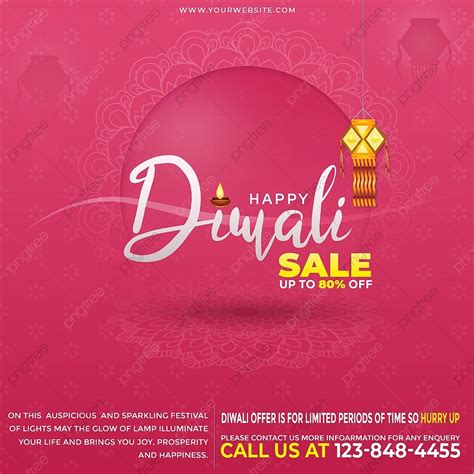 Happy Diwali Decoration Template Download on Pngtree