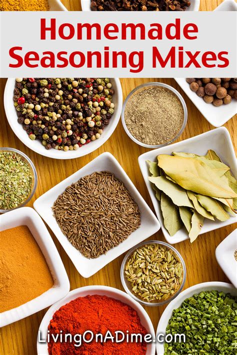 10 Homemade Seasoning Mixes And Blends Recipes | Homemade seasonings ...