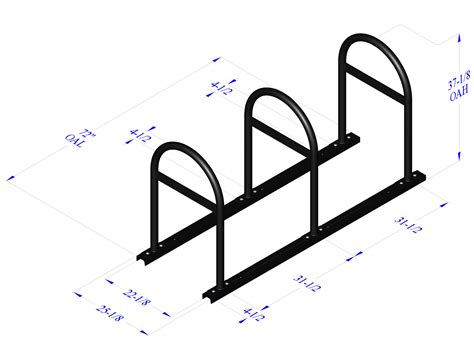 Rail-Mount Bike Rack - CycleSafe