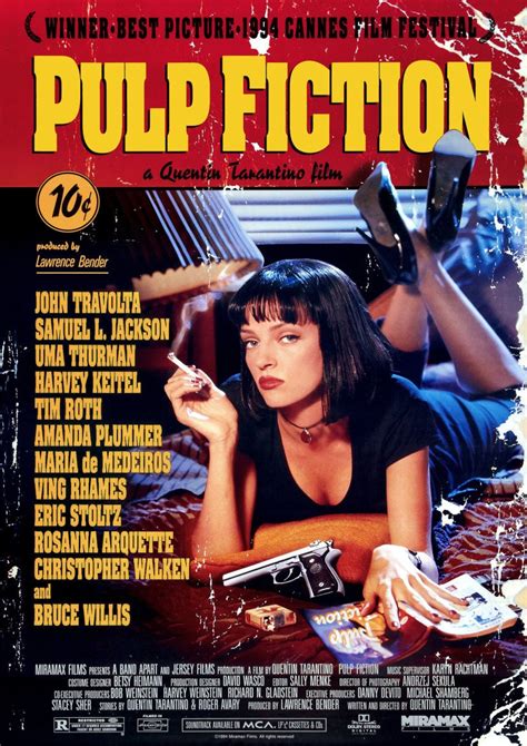 Pulp Fiction Classic Movie Poster A5 A4 A3 A2 A1 - Etsy UK