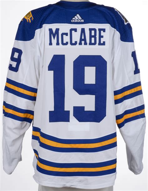 Jake McCabe Buffalo Sabres Game-Worn 2018 NHL Winter Classic Jersey - NHL Auctions