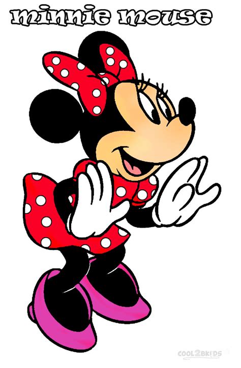 Printable Minnie Mouse Coloring Pages For Kids