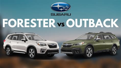 Forester vs Outback: What are the differences? - YouTube