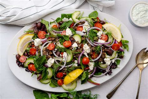 Easy Keto Greek Salad with Ground Lamb — A Full Living