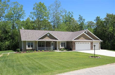 New ranch home, custom built in Jacksonport, Wisconsin • PortSide Builders