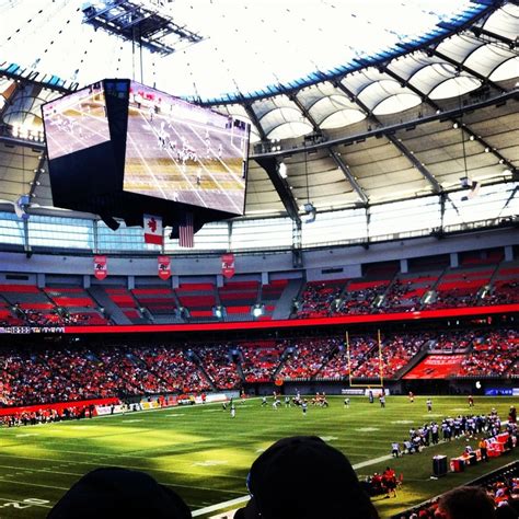 BC Place, Vancouver. (BC Lions game)