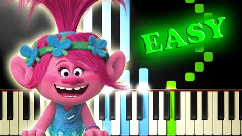 JUSTIN TIMBERLAKE - CAN'T STOP THE FEELING from TROLLS - Easy Piano ...