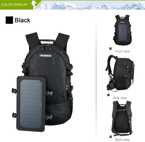 Solar Panel Backpack | Solar Powered Bag | The Survival Island