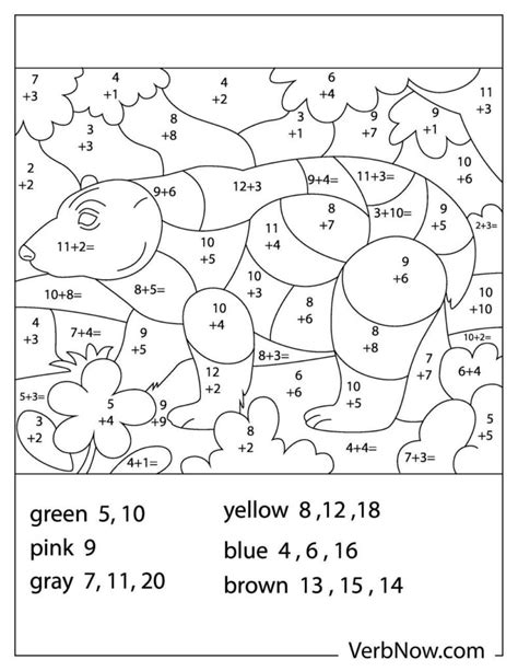 Free MATH Coloring Pages & Book for Download (Printable PDF) - VerbNow