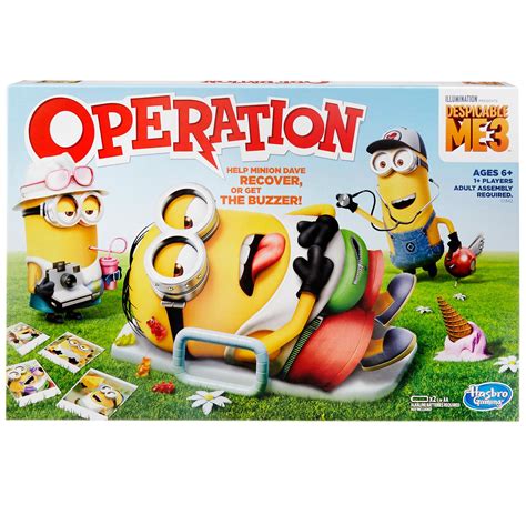 Amazon.com: Despicable Me 3 Operation Game: Toys & Games | Operation game, Operation board game ...