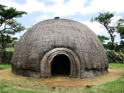 the best time of the day: zulu huts.