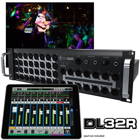 Mackie DL32R 32-Channel Wireless Digital Live Sound Mixer with iPad Control