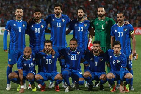 Kuwait's Squad Pose Ahead of Match Against Jordan | Football match ...