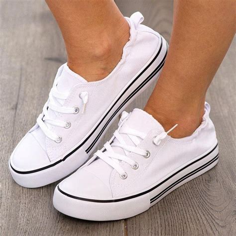 Women Canvas Sneakers Casual Comfort Plus Size Shoes - JustFashionNow.com #casualsneakers ...