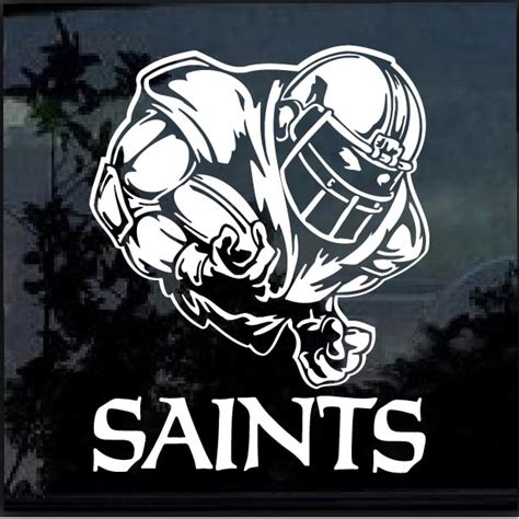 New Orleans Saints Football player Window Decal Sticker | MADE IN USA