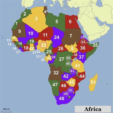 North + West Africa Map | Flashcards