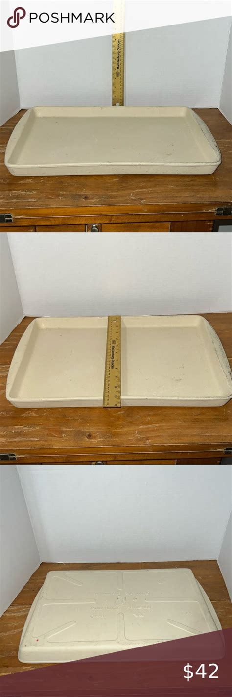 PAMPERED CHEF FAMILY HERITAGE STONEWARE LARGE BAR PAN COOKIE SHEET ...