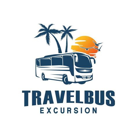 Bus logo design vector. Travel bus logo 25768256 Vector Art at Vecteezy