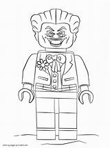 Joker Lego Coloring Page sketch template