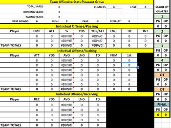 Defensive Call Sheets and Stats Sheet Bundle by Coach SHEETS | TPT