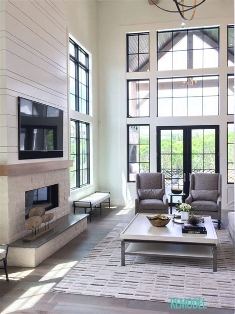 Remodelaholic | Get This Look: Modern Farmhouse Living Room