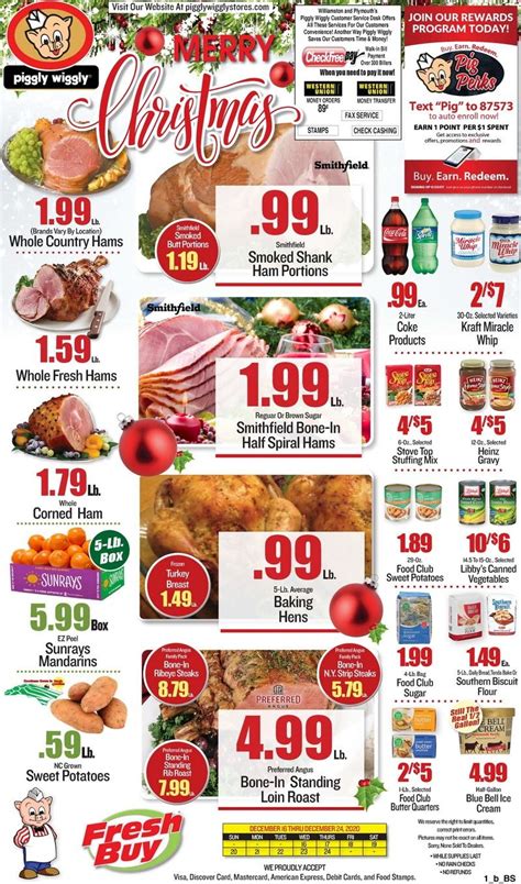 Piggly Wiggly Weekly Ad Dec 16 – Dec 24, 2020