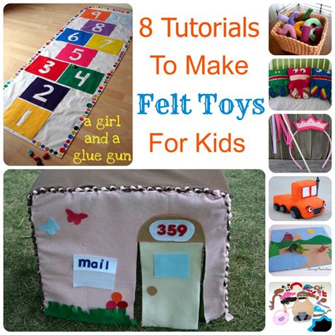 8 Tutorials To Make Felt Toys For Kids – Felting