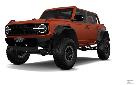 Tuning Of Ford Bronco Raptor 4 Door pickup truck 2022 - 3DTuning | Ford bronco, Pickup trucks ...
