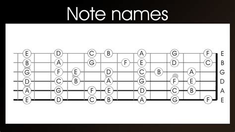 Guitar Notes Diagram Learn The Guitar Fretboard Notes The Ea