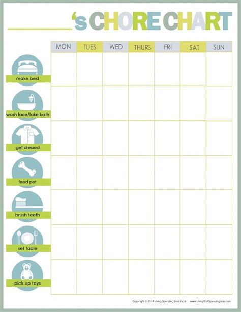 10 cool printable chore charts | Cool Mom Picks