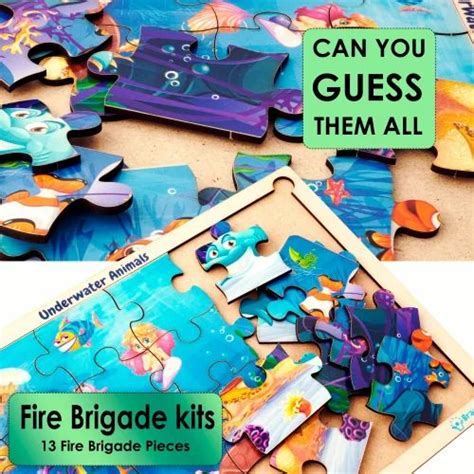 Mdf Multicolor underwater animal Ocean Animals Jigsaw Puzzles for Kids at Rs 75/piece in Surat