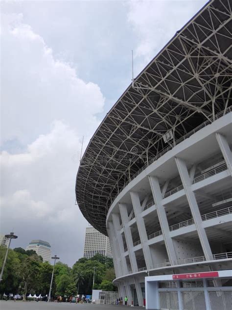 Gelora Bung Karno Stadium Complex Editorial Photography - Image of ...