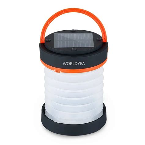 Compact Outdoor Solar Camping Lantern /Flashlight /Portable Stretchable ...