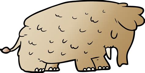 cartoon mammoth character 12413283 Vector Art at Vecteezy