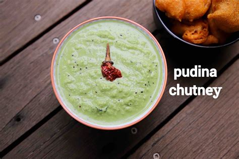 pudina chutney recipe | mint chutney | pudina chatni - Hebbar's Kitchen