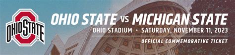 Ohio State vs Michigan State - Stub-e