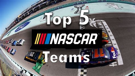 Top 5 NASCAR Teams - Power Rankings - YouTube