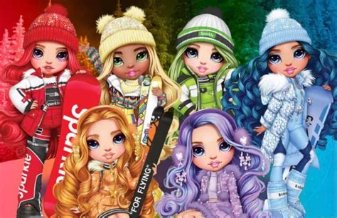 Rainbow High Winter Break fashion dolls with winter makeover- Guide ...