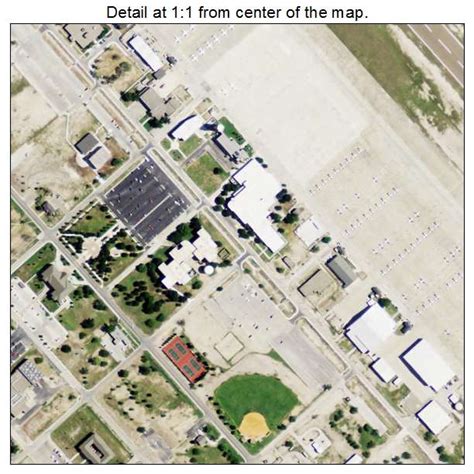 Aerial Photography Map of Laughlin AFB, TX Texas