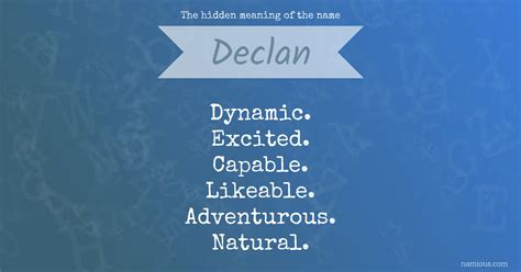 The hidden meaning of the name Declan | Namious