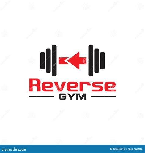 Dumbbell Logo Design Template Isolated in White Stock Vector ...