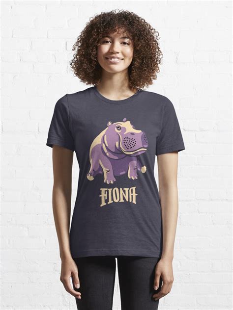 "Fiona The Hippo Shirt #TeamFiona Merch, Cute Baby Hippo " T-shirt for ...