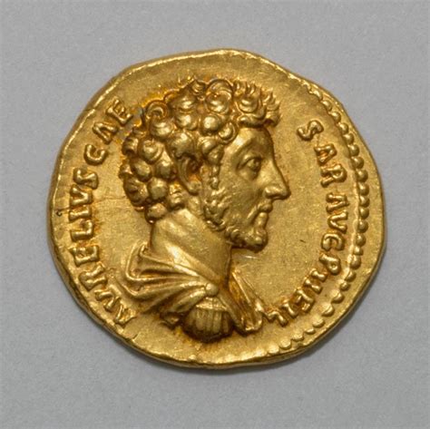 Aureus (Coin) Portraying Emperor Marcus Aurelius | The Art Institute of ...