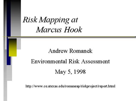 Risk Mapping at