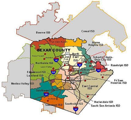 San Antonio School Districts Map – Map Of The Usa With State Names