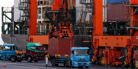 Japan Logs First Trade Deficit in Three Months - WSJ