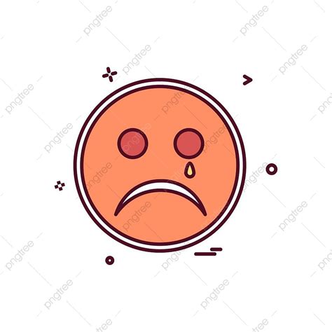 Sad Emoji Vector Art PNG, Sad Emoji Icon Design Vector, Man, Avatar, Person PNG Image For Free ...