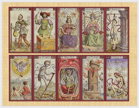 Ancient Tarot of the Masters. Vintage Tarot Deck Reproduction - Etsy