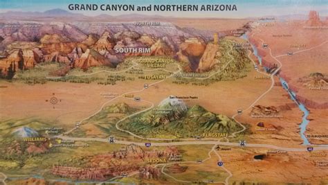 Grand Canyon Map | Location & Transportation | Advantage